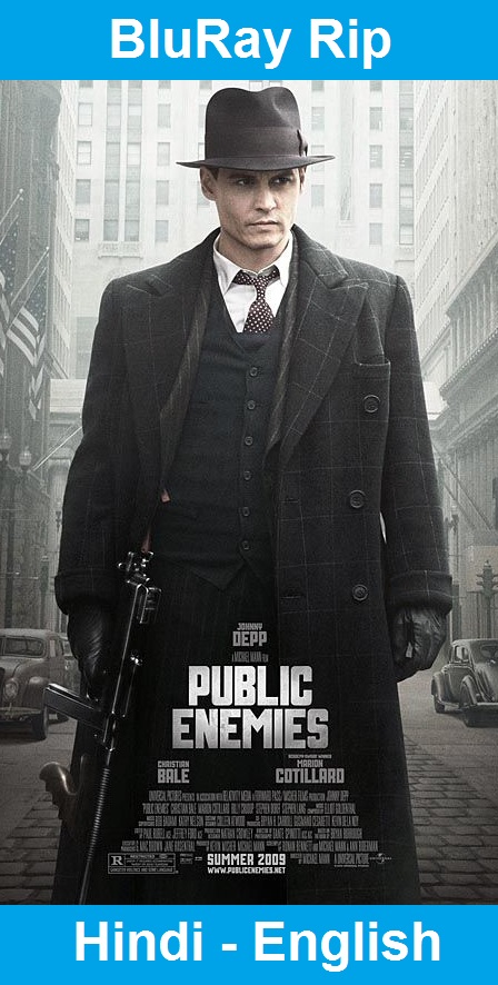 Public Enemies (2009) 720p 480p BluRay x264 Dual Audio [Hindi – English] Download | Watch Online