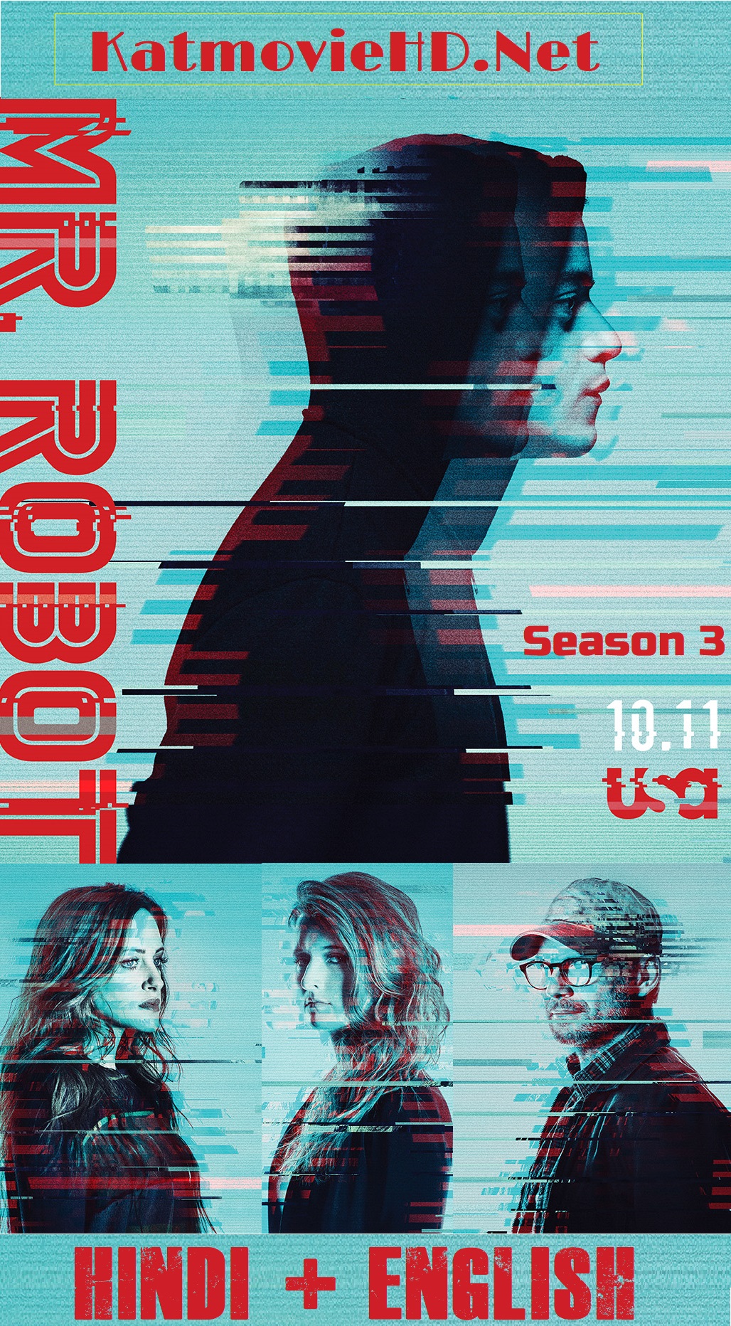 Mr Robot S03 720p Hindi English Dual Audio WEB-DL x264 | HEVC 10bit [ x264 Pack Added ]