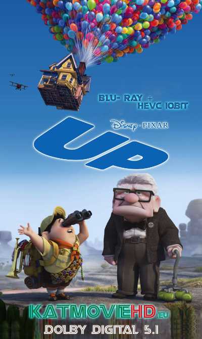 Up (2009) (Hindi DD 5.1 + English) Dual Audio Bluray 480p 720p x264 | 1080p Hevc 10bit .