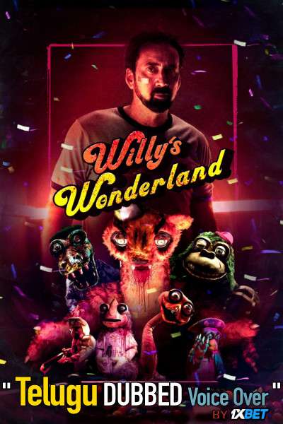 Willy's Wonderland (2021) Telugu Dubbed (Voice Over) & English [Dual Audio] WebRip 720p [1XBET]